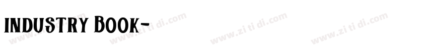 industry Book字体转换